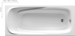 Ванна акриловая Ravak Vanda II 160X70 CP11000000
