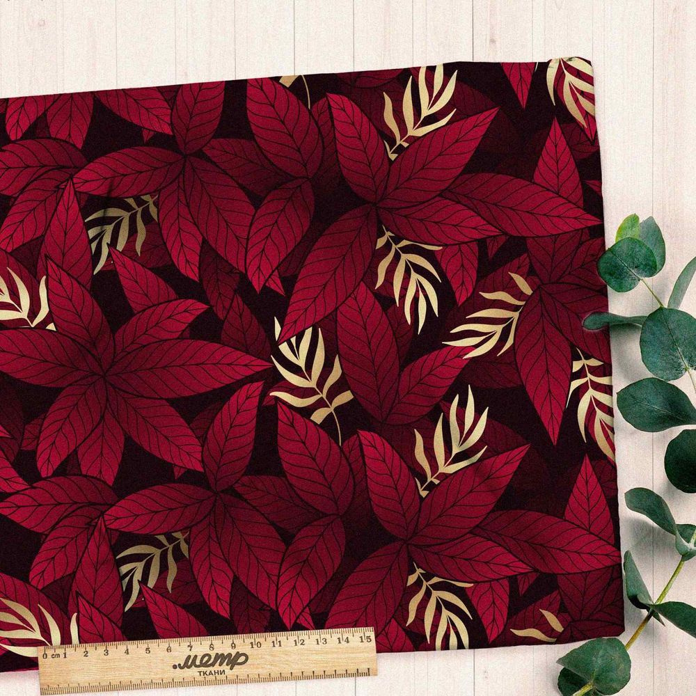 Ткань дюспо осенние листья