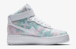 Кроссовки Nike Air Force 1 Upstep Lx "Sequin Fabric" (Женская размерная сетка)