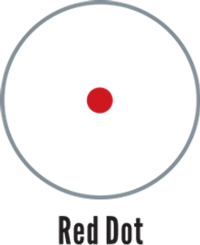 Коллиматор HS403B, батарея на лотке, Holosun