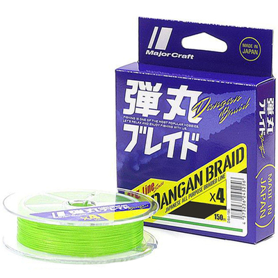 Шнур Major Craft 150m X4 DB4-150/1GR (зеленый)