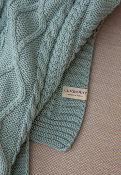 Плед 150x200 Luxberry Lux 67 серо-зеленый