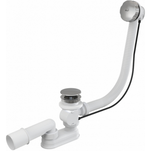 Обвязка для ванны 57 см. полуавтомат металл хром пробка 48мм A55KM/AG210125260 Alcadrain