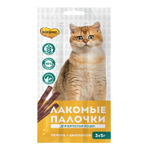 Лакомство для кошек Мнямс, 15 г, цыпленок и печень