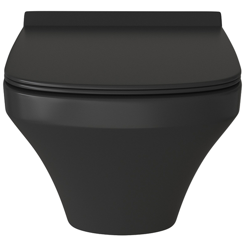 Унитаз Grossman GR-4440BMS подвесной Черный матовый с сиденьем Микролифт