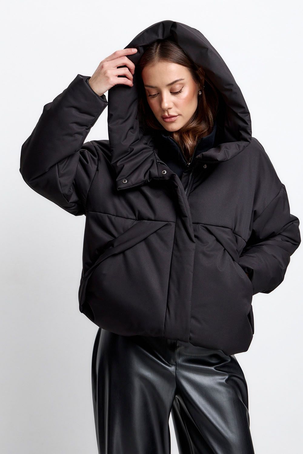 Куртка зимняя на утеплителе Isosoft черного цвета