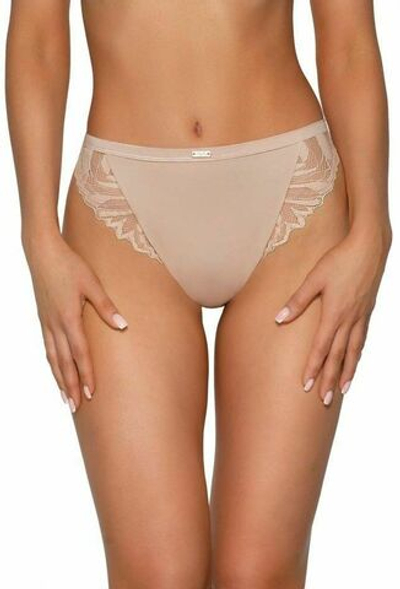 Трусики-бразилиана со средней линией талии Yasemin (Размер: XXXL) (Цвет: телесный)
