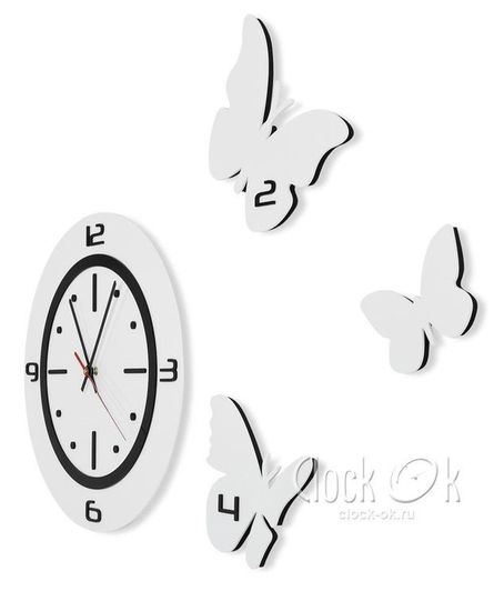 Настенные часы Вальс Бабочек
