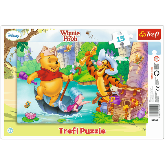 Puzzle &quot;15 Frame&quot; - Treasure hunting / Disney Winnie the Pooh
