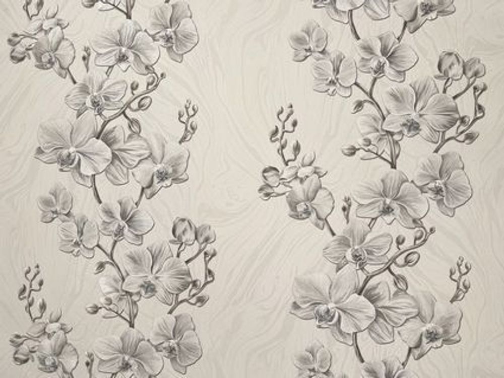 Обои гор.тисн.на флиз. осн 1,06х10 Орхидея сер-жемч 4267-1
