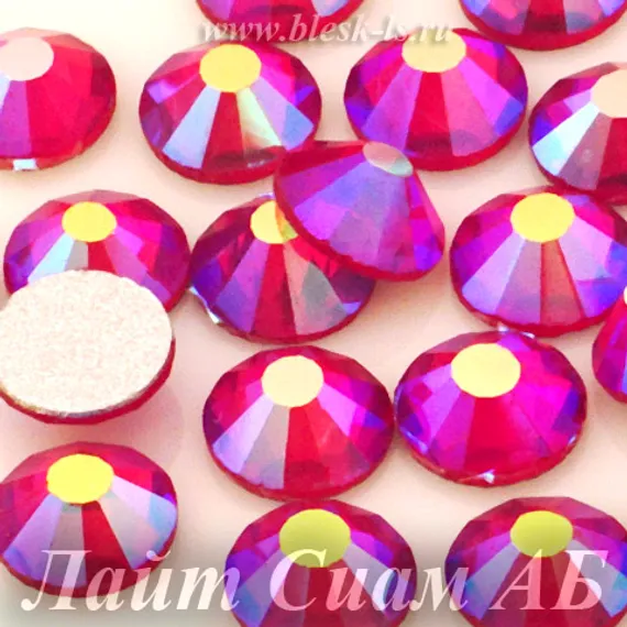 ЛС Стразы холодной фиксации, Лайт Сиам АБ