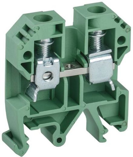 Клемма винтовая КВИ-10кв.мм зел. IEK YZN30-010-K06