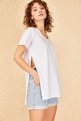 Qadın üçün ağ t-shirt 10501028