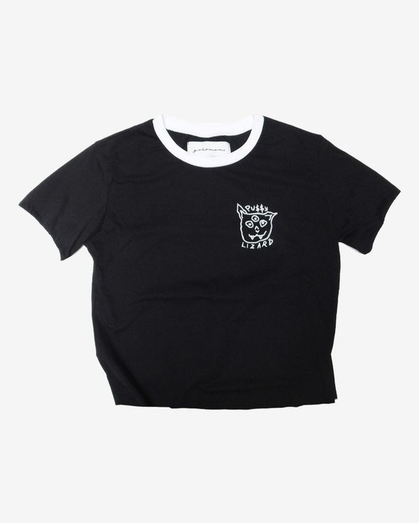 Футболка Пуси Женская Черная - фото 1