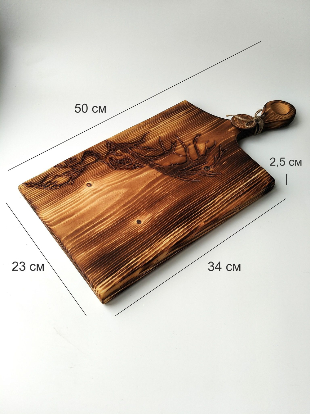 Разделочная доска из спила Сибирского кедра