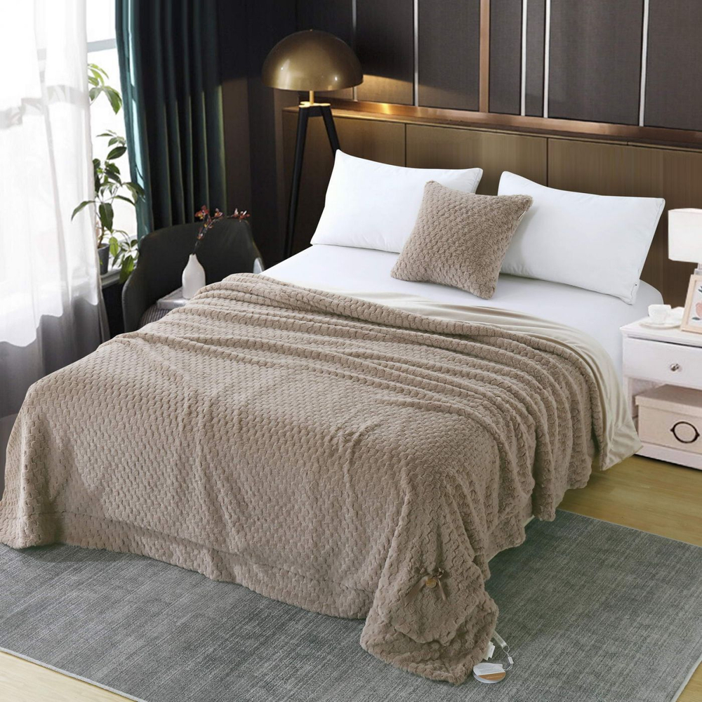 Плед 220х240 Sofi De MarkO Аврил бежевый