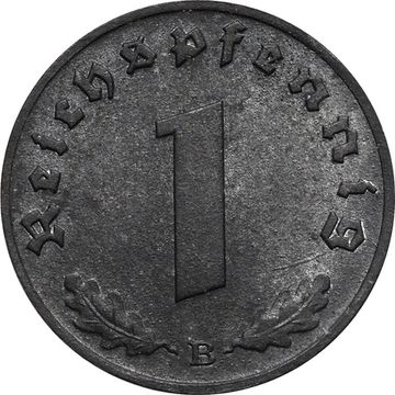 1 рейхспфенниг 1944 Германия (Третий рейх) "B"