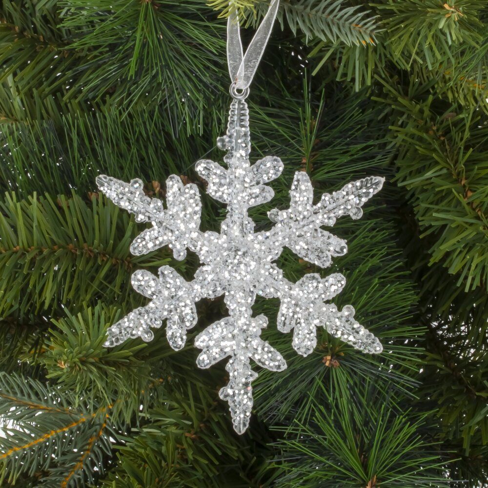 GAEM Украшение новогоднее "Снежинка", L12 W0,4 H14 см