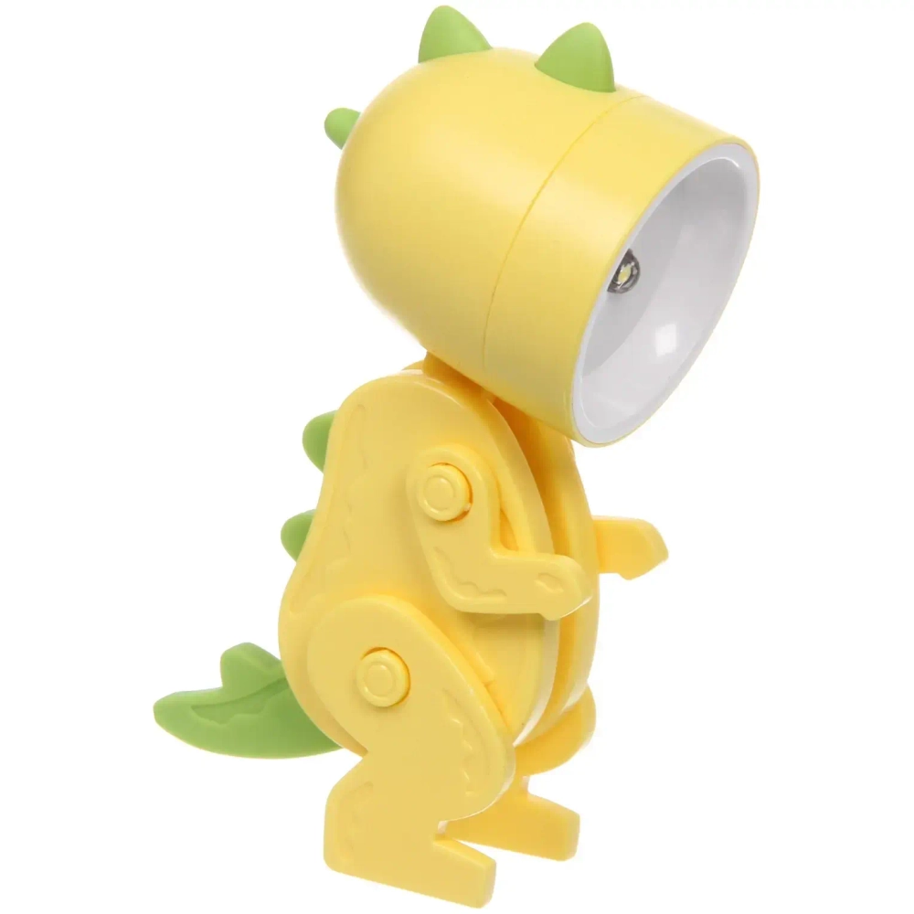 Настольная лампа «Sweet - Динозаврик» LED 5,1*3,6*9,8 см, батарейки AG3 0.2W, Желтый