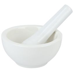 Ступка с пестиком " " d 9см h 4см v100мл (пестик L 9,5см) (подарочная упаковка)