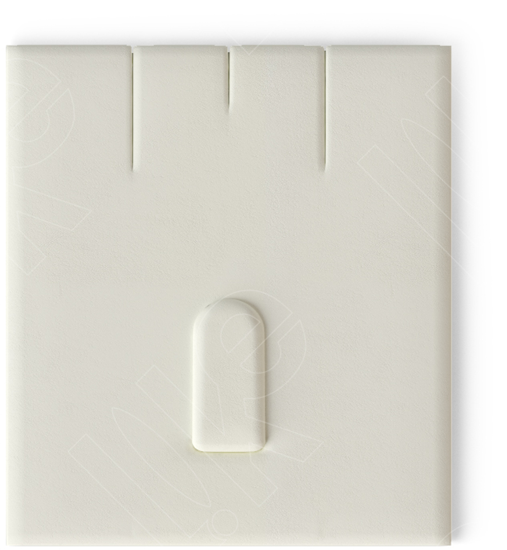 Вкладыш 03/наклонный/для гарнитура/2 прорези/язычок/прорезь для нитки