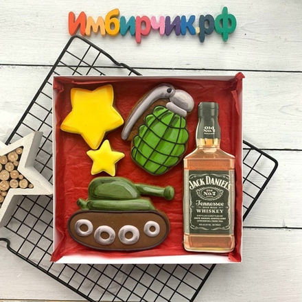 Имбирные пряники 23 февраля