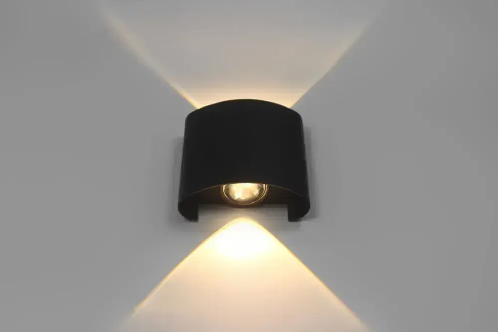 Светильник декоративный настенный накладной уличный фасадный светодиодный PICTOR WL57-2 BK IP54