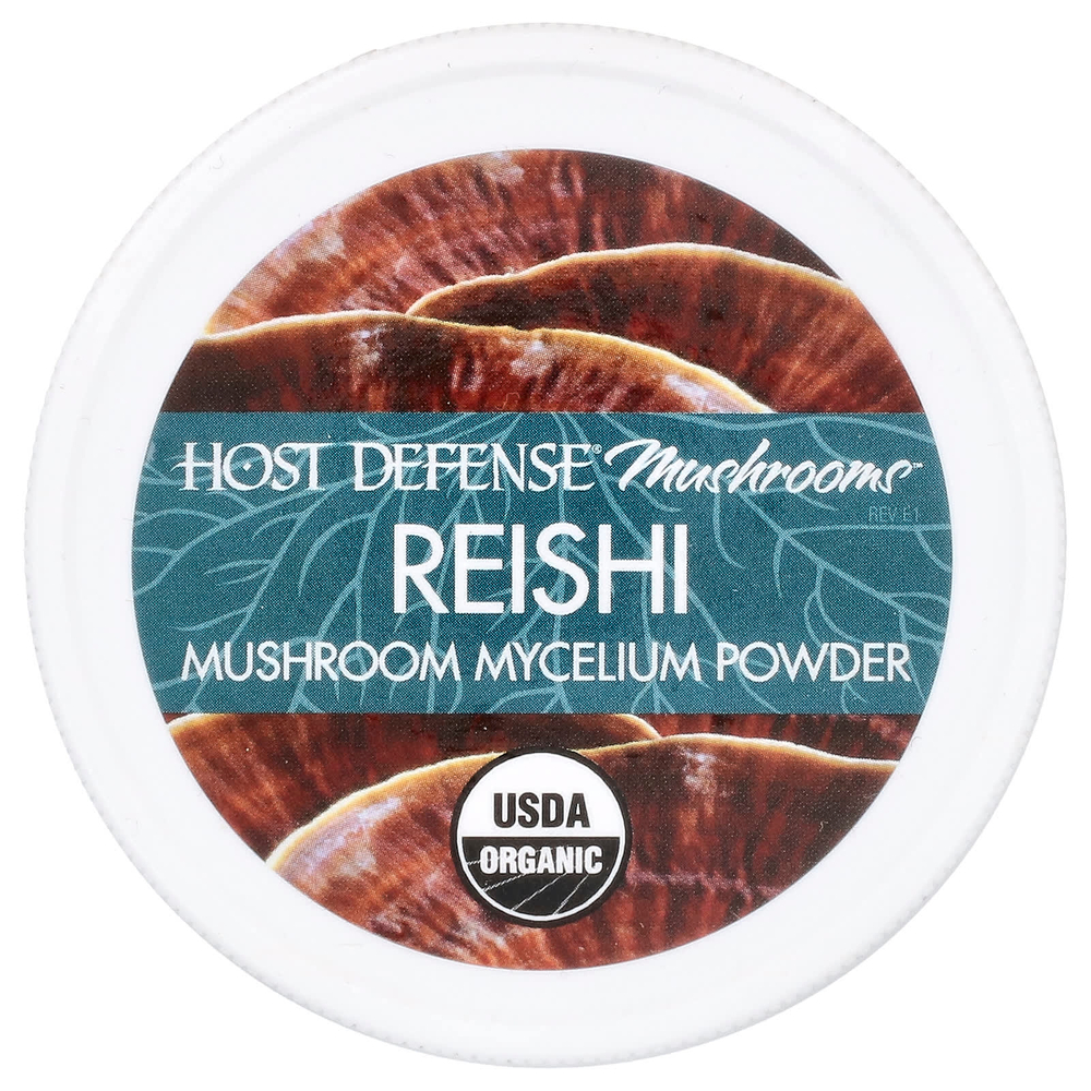 Host Defense, Mushrooms ™, рейши, грибной мицелий в порошке, 100 г (3,5 унции)