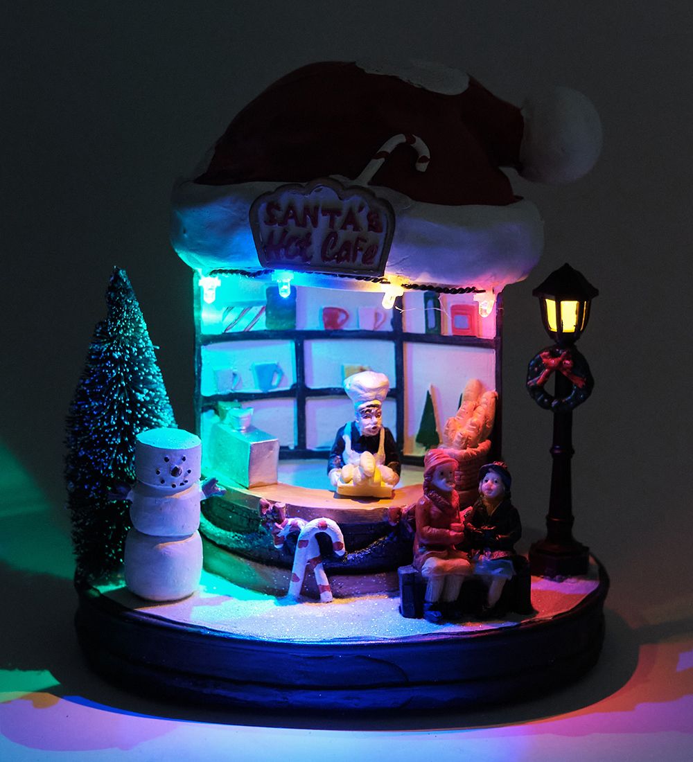 XM-754 Новогодняя миниатюра с подсветкой