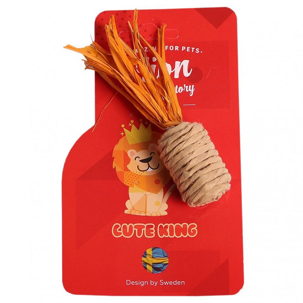 Игрушка для кошек Lion Бочонок с хвостиком LMG-K0041-E 5 см ЭКО