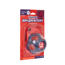 Мяч для футбэга pro 55мм синий-красный