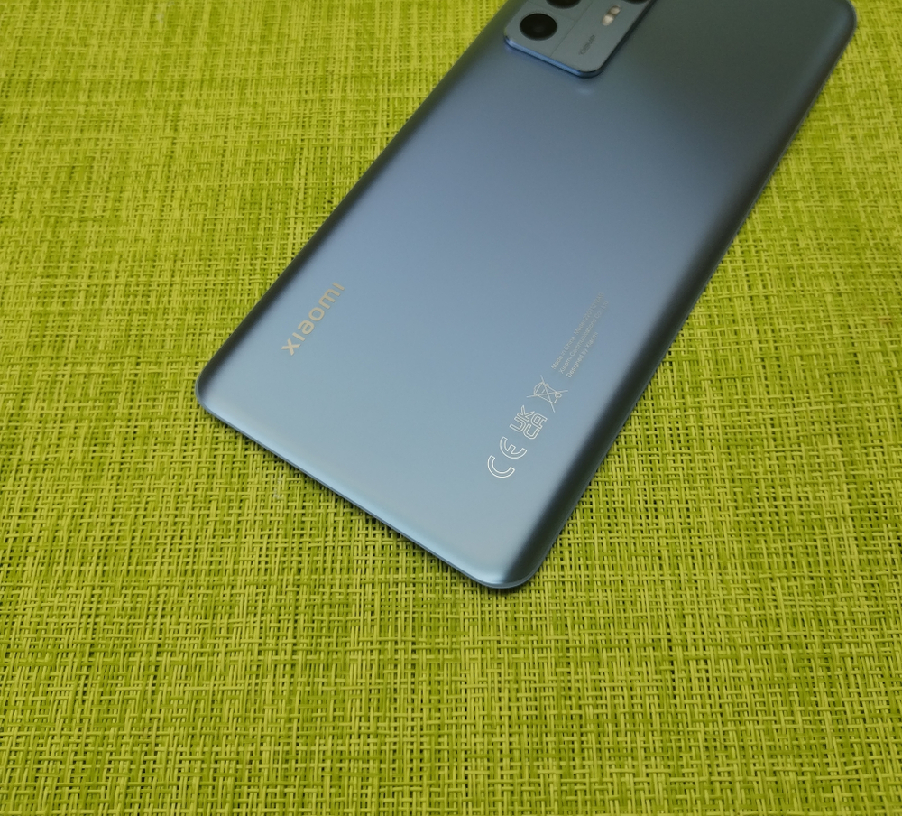 Xiaomi 12T (22071212AG) - Задняя крышка (корпус) в сборе со стеклом камеры (стеклянная) (ORIG-SP)
