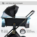 Детская коляска Sweet Baby Elegante 2 в 1 GL Black