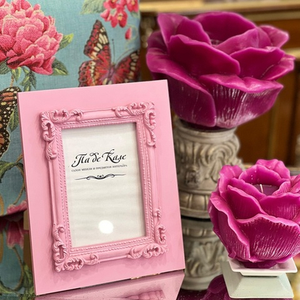 Фоторамка розовая
