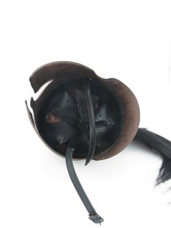 Nautical Шлем коринфский с черным плюмажем