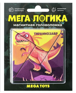 Магнитная головоломка по системе раннего развития Никитина "Тираннозавр" (Лидер)