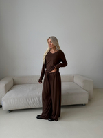 Трикотажный костюм Spring шоколад