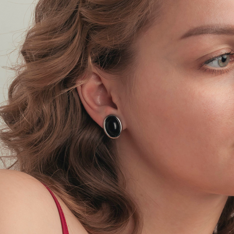 Серьги Possebon Agata Preto A0321.4 S