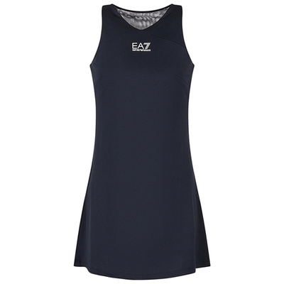 Платье для девочки теннисное EA7 Girl Jersey Dress - navy blue