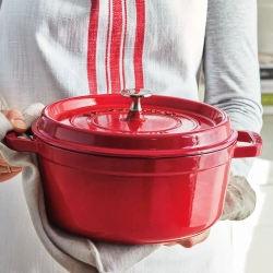 STAUB Чугунная кастрюля Cocotte 26см 4,6л черная (сорт II)