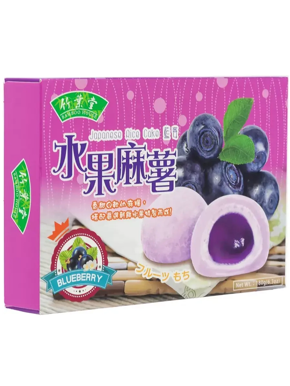 Моти рисовое пирожное по-японски со вкусом черники 180 г