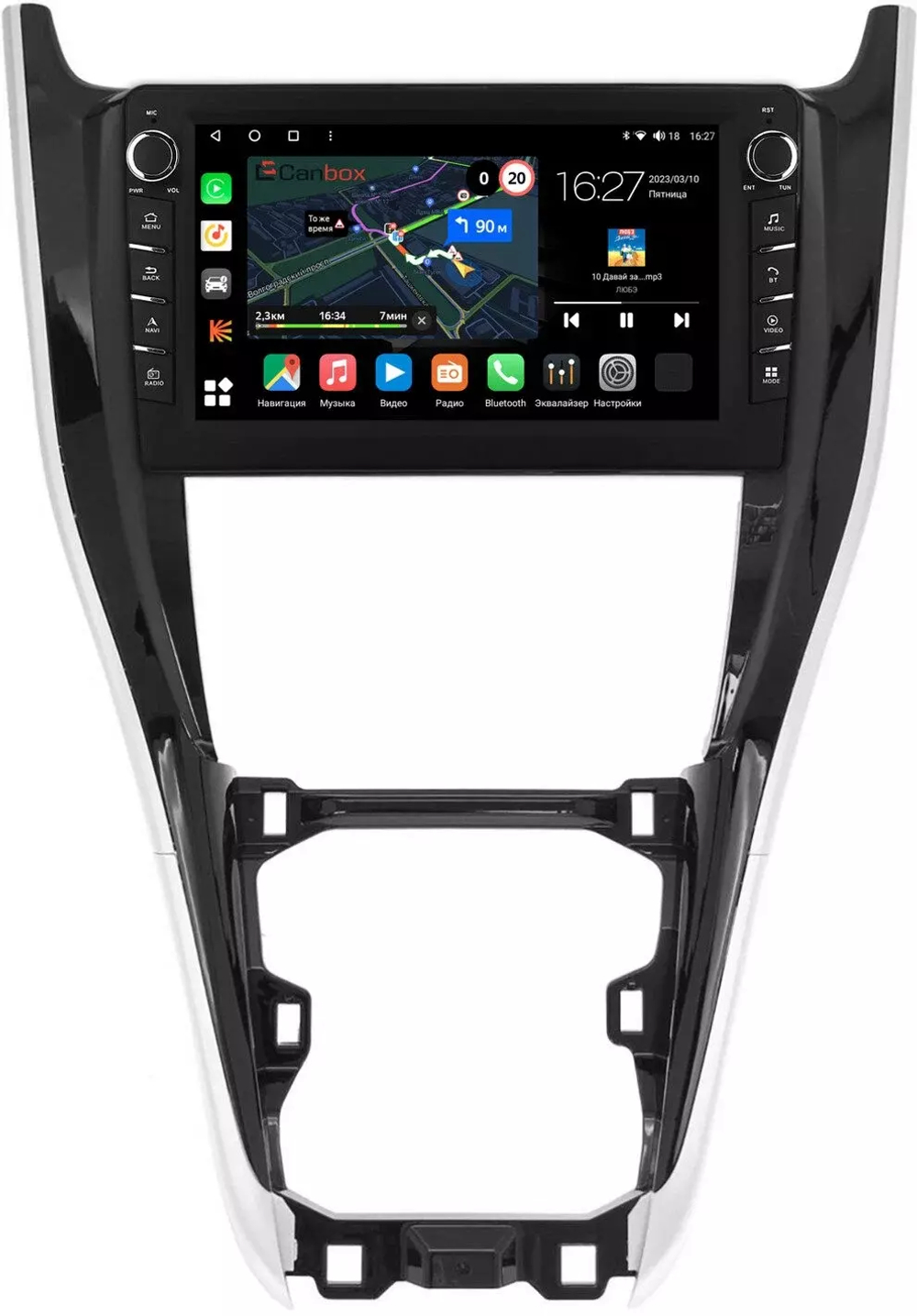 Магнитола для Toyota Harrier XU60 2013-2017 - Canbox 1092 Android 10, ТОП процессор, CarPlay, 4G SIM-слот