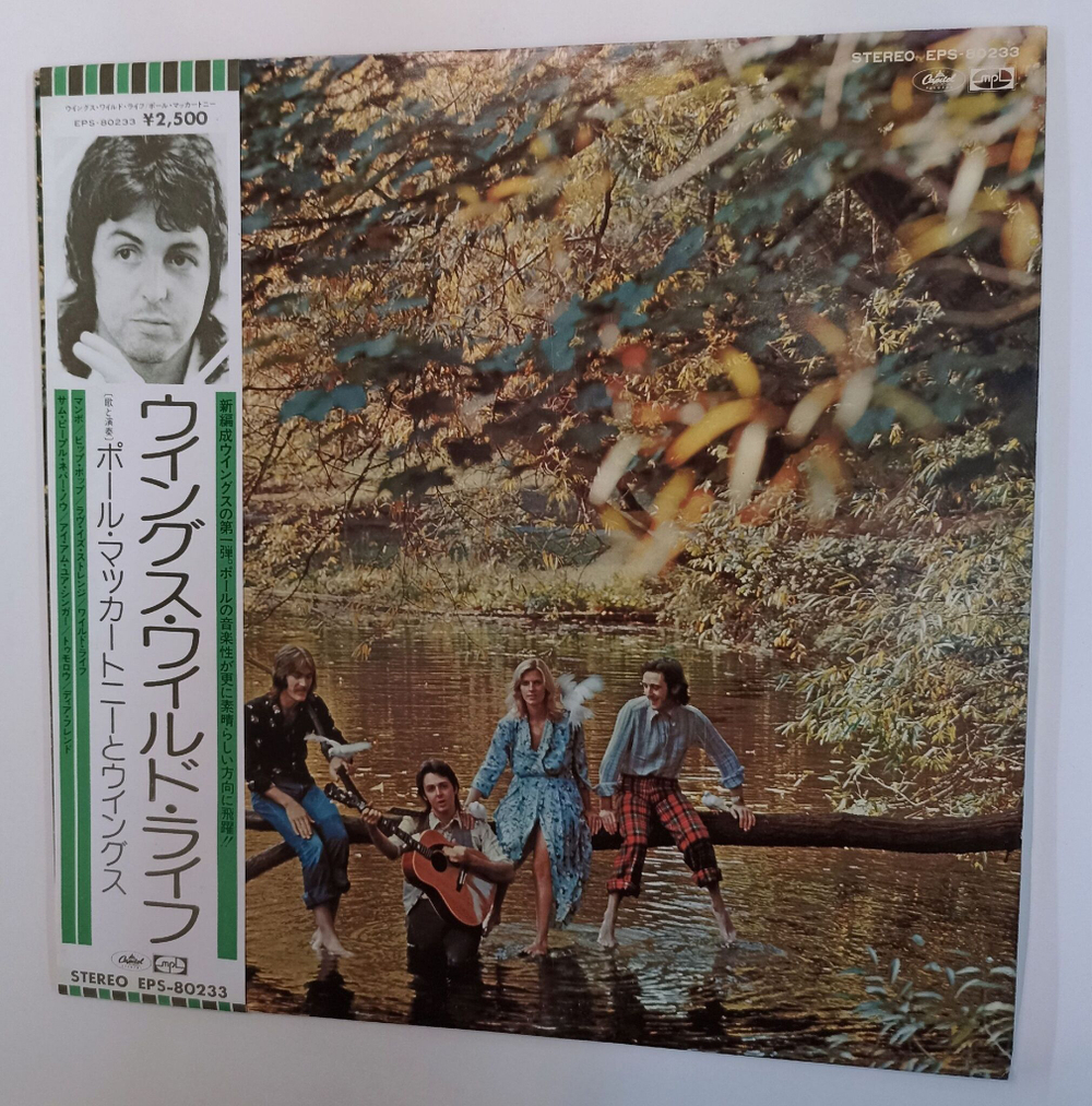 Винтажная виниловая пластинка LP Wings Wild Life (Japan 1975)