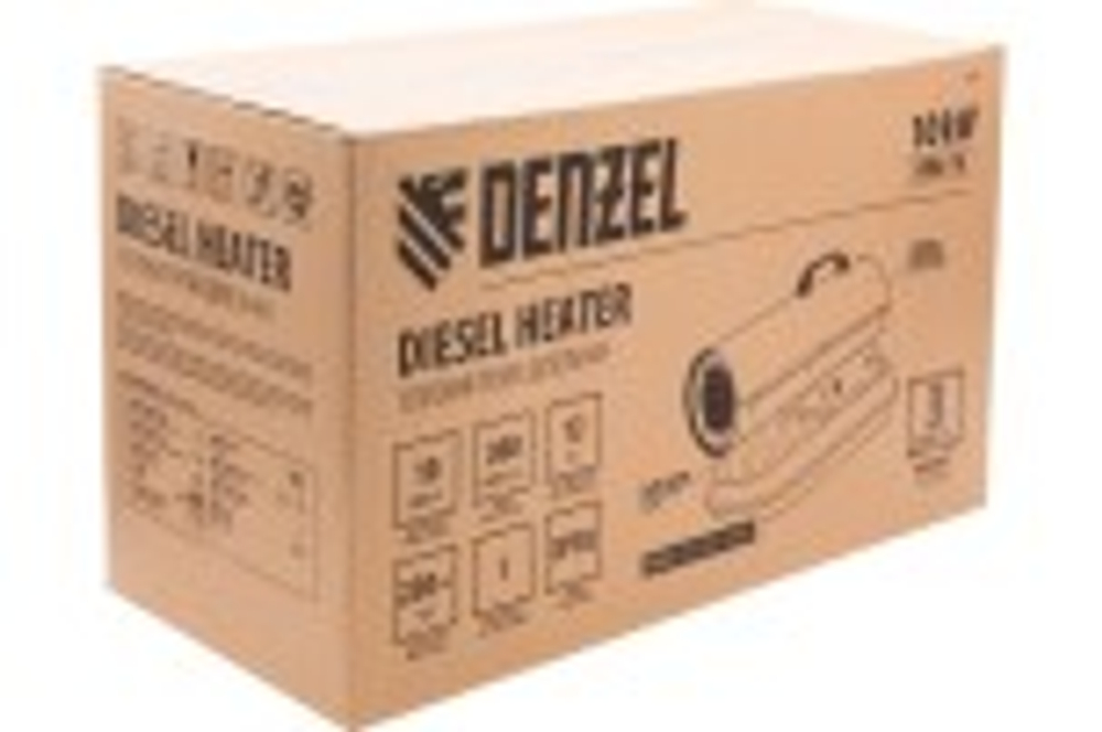 Тепловая пушка на дизтопливе прямого нагрева Denzel DHG-10 96481