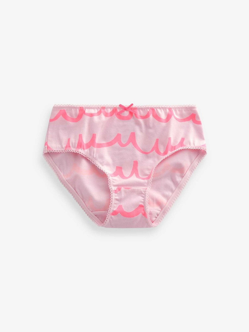 Трусы для девочки Next K92-280, 7 шт., Белый, Розовый, Салатовый