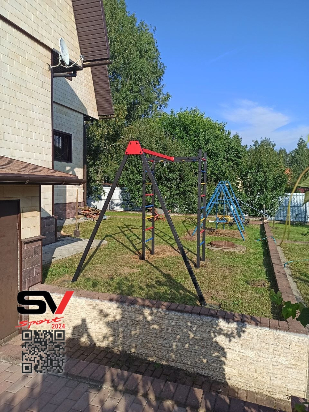 Монтаж уличного спортивно-игрового комплекса Sv Sport