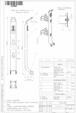 Кронштейн настенный Кайрос К15Н.4100 со скобами в сборе для гигиенических СПР высотой 400 мм