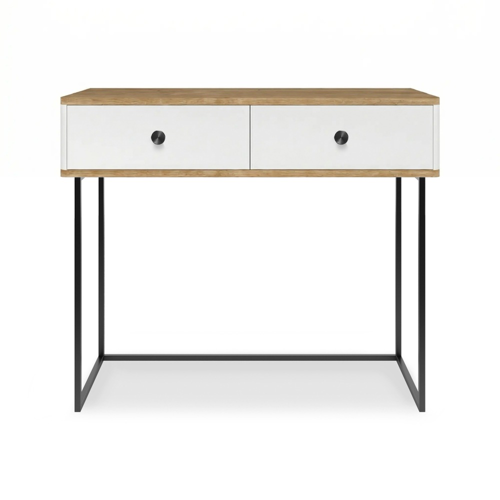 Туалетный столик консоль ROYAL 5311 эко (Дуб Кантри-Черный-р.черная)