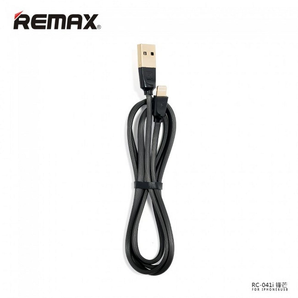 Кабель USB - Lightning Remax Radiance RC-041i (черный) 1м