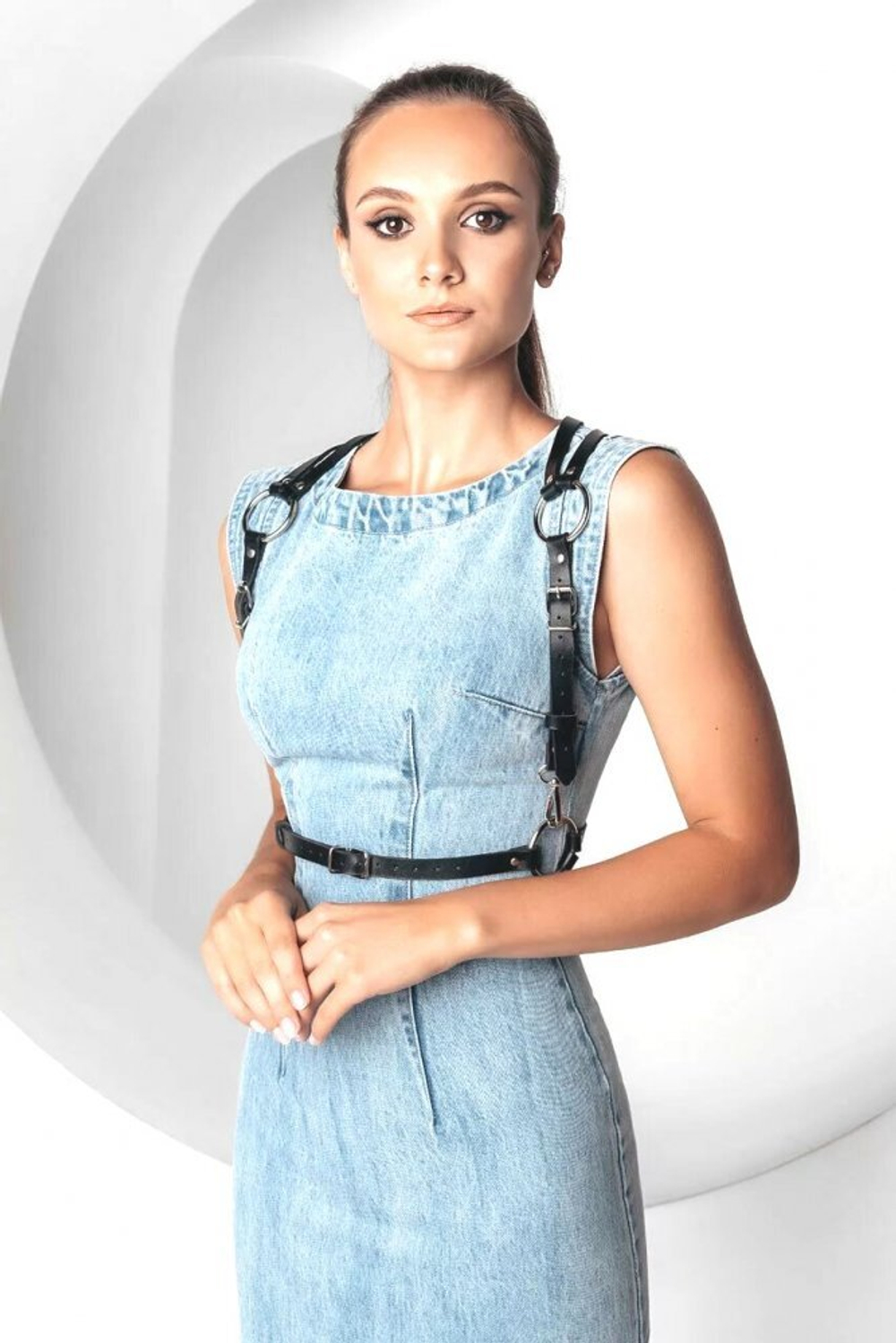 Портупея Radha кожа черный S/M